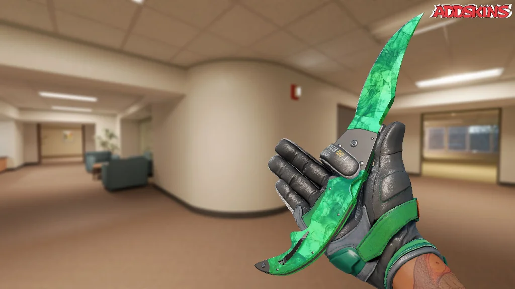 ★ Falchion Knife | Gamma Doppler Emerald inspecting