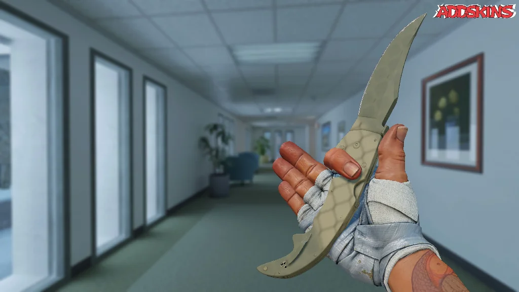 ★ Falchion Knife | Safari Mesh inspecting
