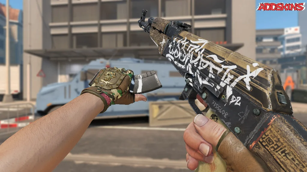 AK-47 | Wasteland Rebel reloading