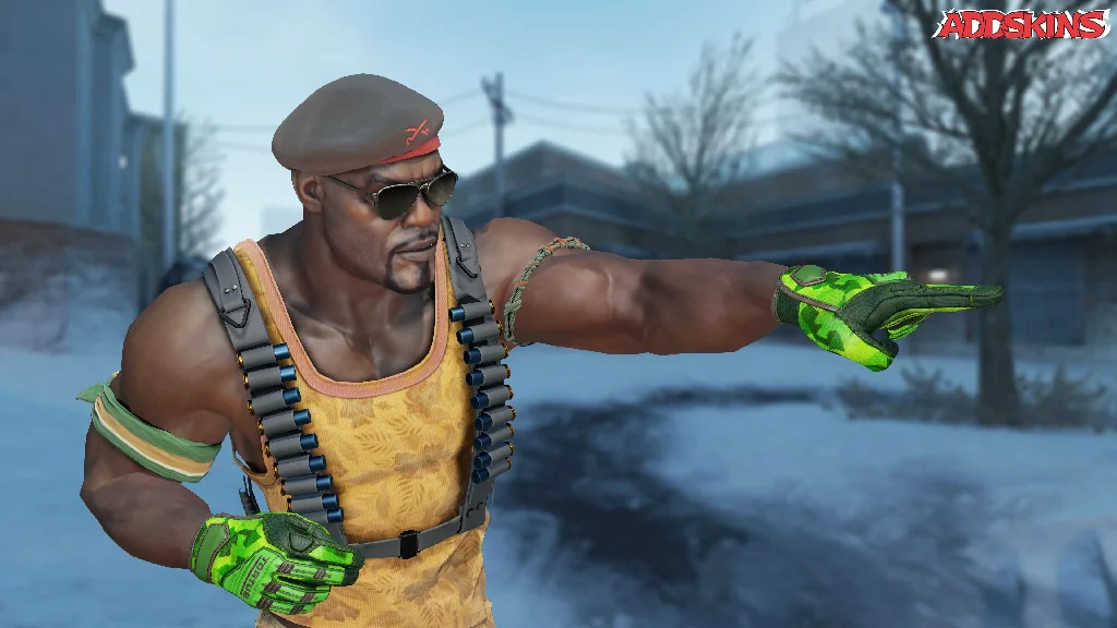 ★ Specialist Gloves | Lime Polycam pose-2