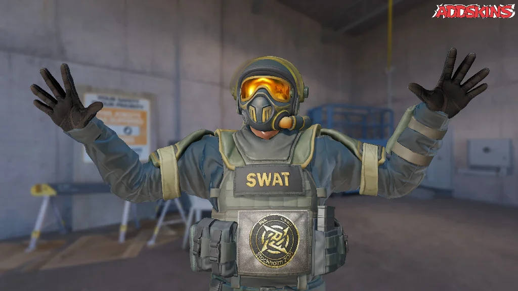 Patch | Ninjas in Pyjamas (Gold) | Stockholm 2021 pose-1