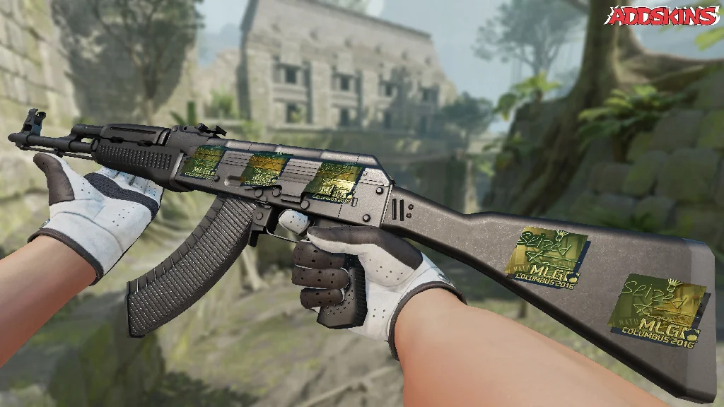 Sticker | seized (Gold) | MLG Columbus 2016 inspecting