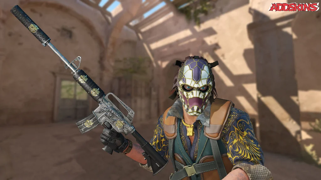 Sticker | sk0R (Gold) | Paris 2023 pose-2