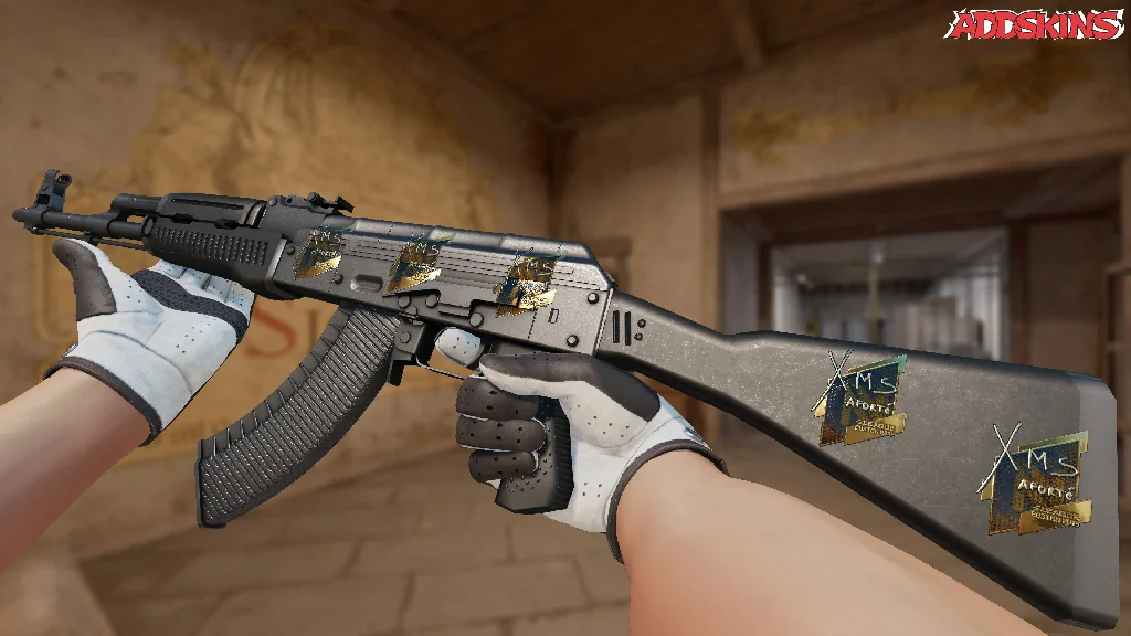 Sticker | xms (Gold) | Boston 2018 inspecting