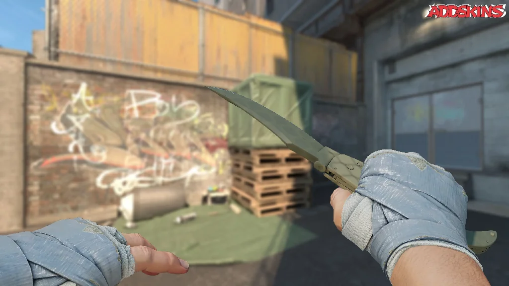 ★ Falchion Knife | Safari Mesh holding
