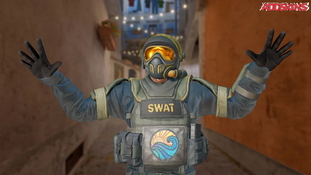 Patch | Sunset Wave pose-1