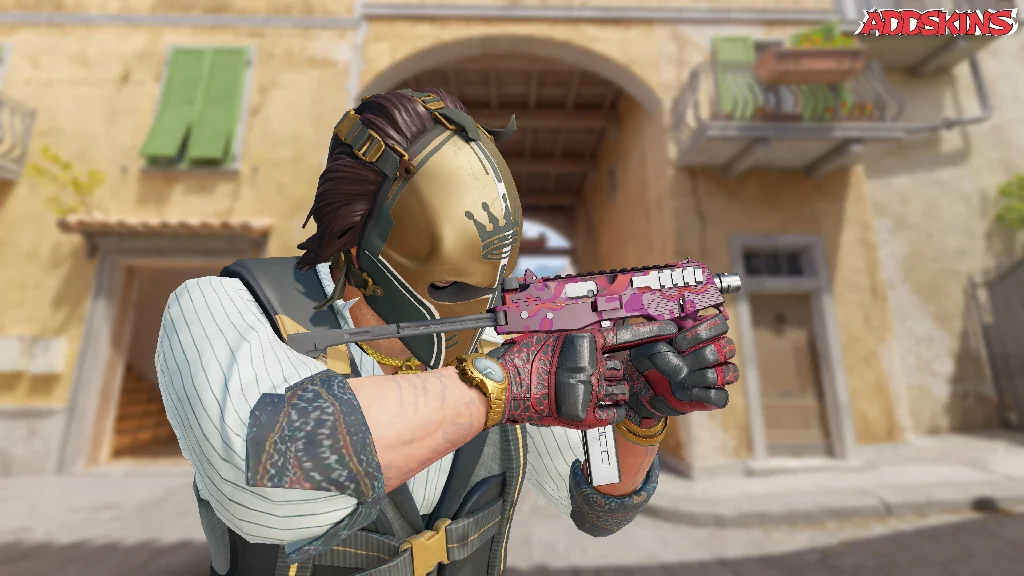 MP9 | Ruby Poison Dart pose-3