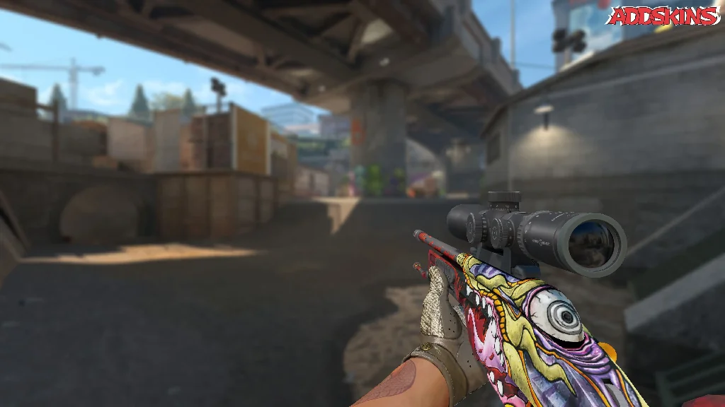 SSG 08 | Bloodshot holding
