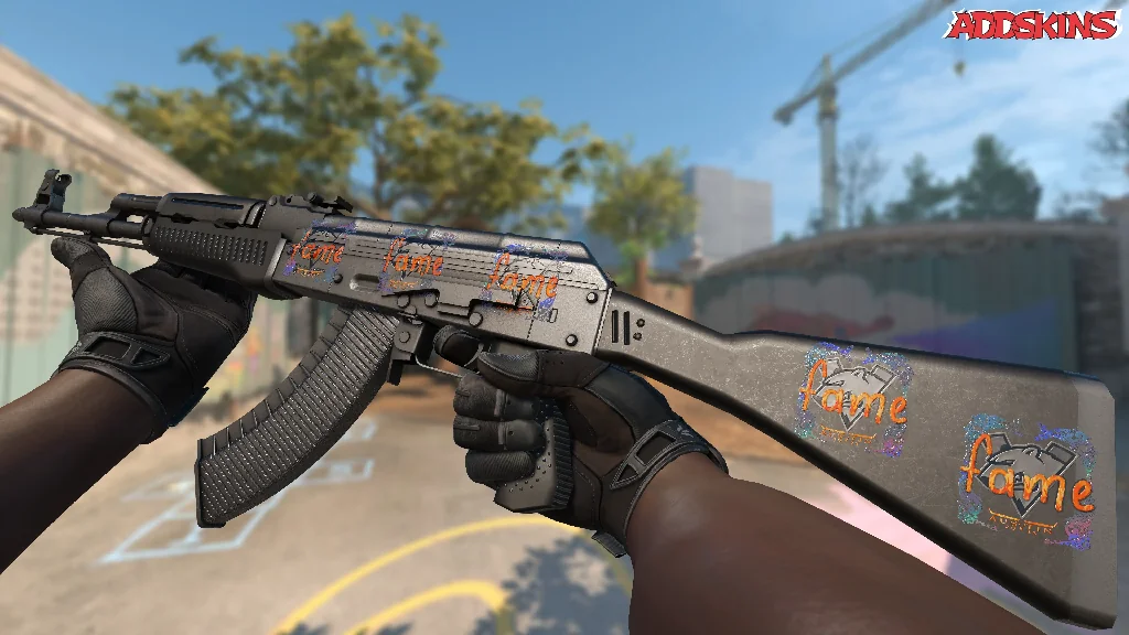 Sticker | fame (Holo) | Austin 2025 inspecting