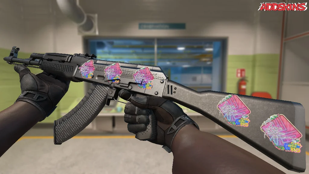 Sticker | juanflatroo (Glitter) | Rio 2022 inspecting