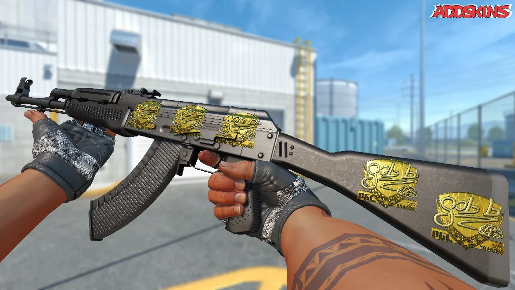 Sticker | gob b (Gold) | Krakow 2017 inspecting
