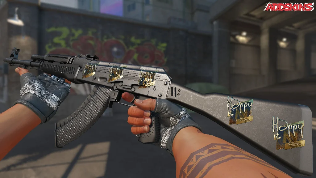 Sticker | Happy (Gold) | Boston 2018 inspecting