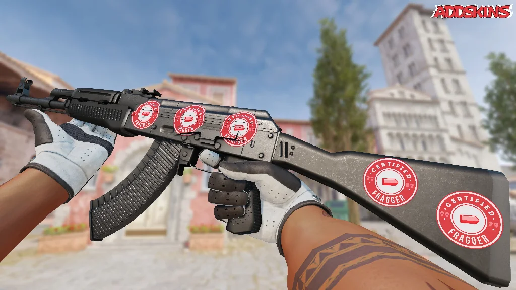 Sticker | The Fragger inspecting