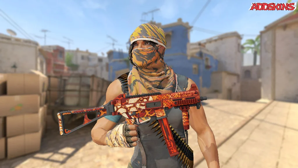 UMP-45 | Warm Blooded pose-1