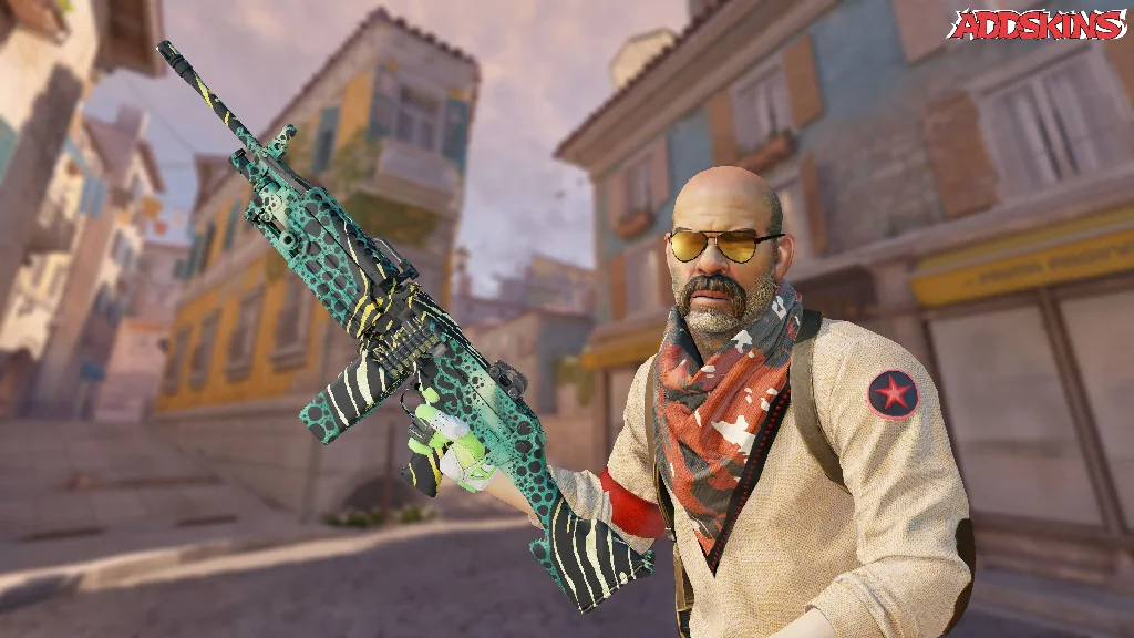 M249 | Emerald Poison Dart pose-2