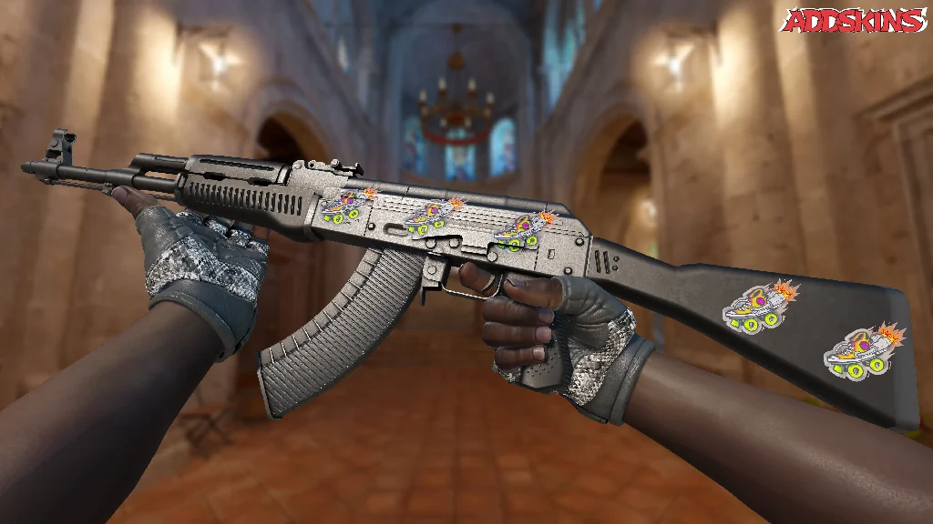 Sticker | Rocket Skates (Holo) inspecting