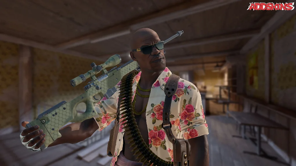 AWP | Safari Mesh pose-2