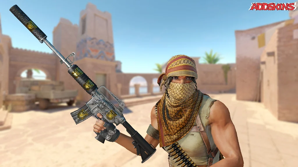 Sticker | Inferno (Gold) pose-2