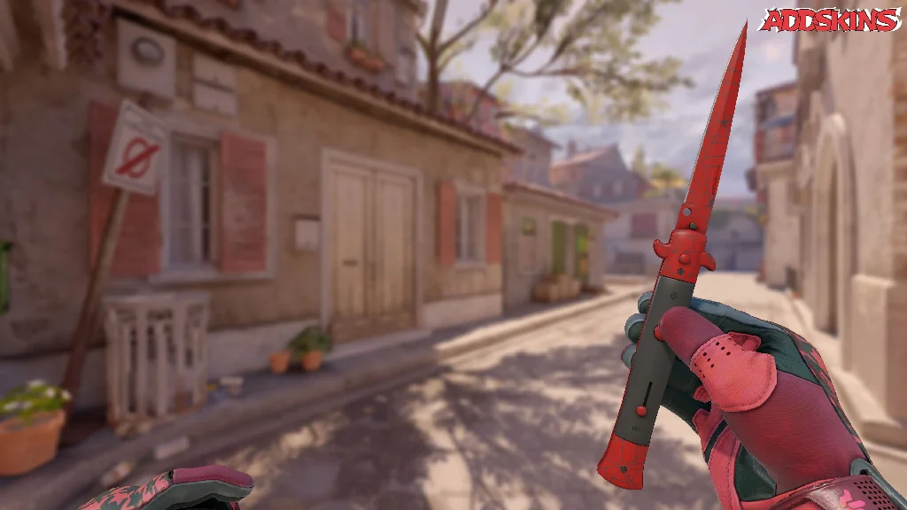 ★ Stiletto Knife | Crimson Web inspecting