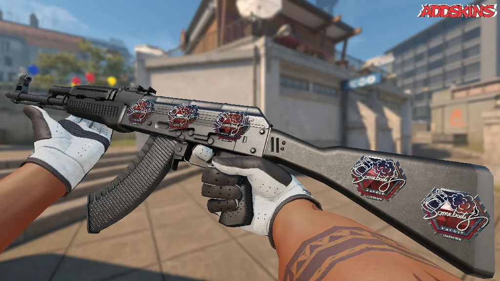 Sticker | somebody (Foil) | London 2018 inspecting