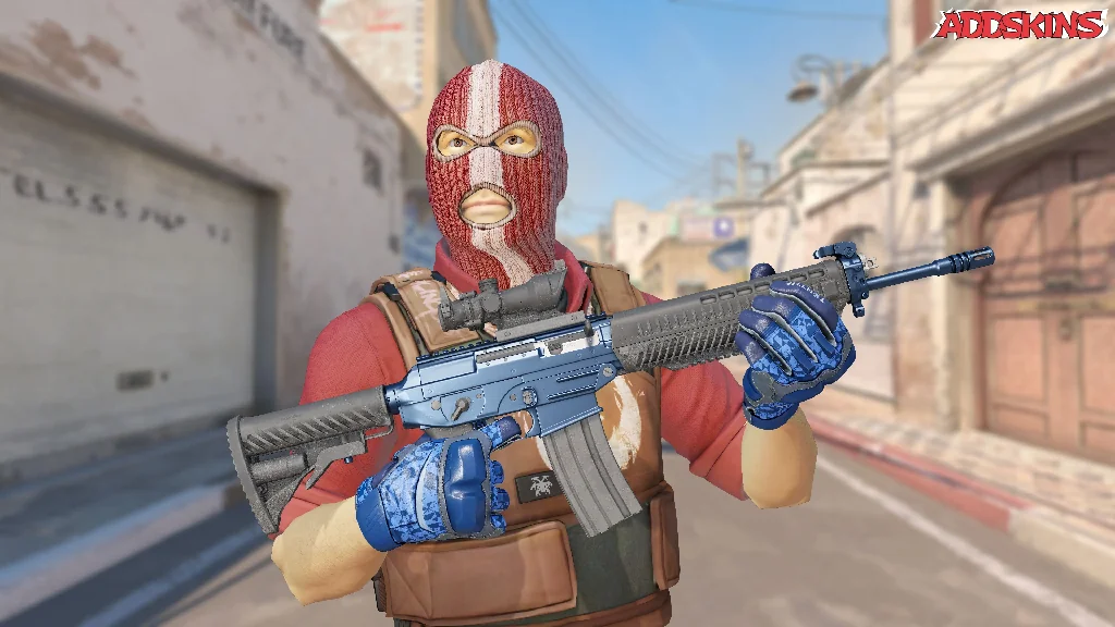 SG 553 | Anodized Navy pose-1