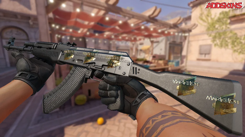 Sticker | markeloff (Gold) | Boston 2018 inspecting