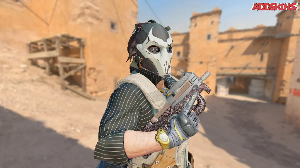 P90 | Baroque Red pose-2