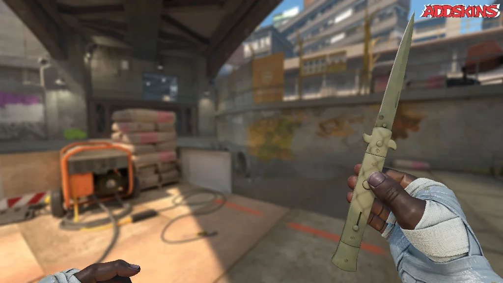 ★ Stiletto Knife | Safari Mesh inspecting