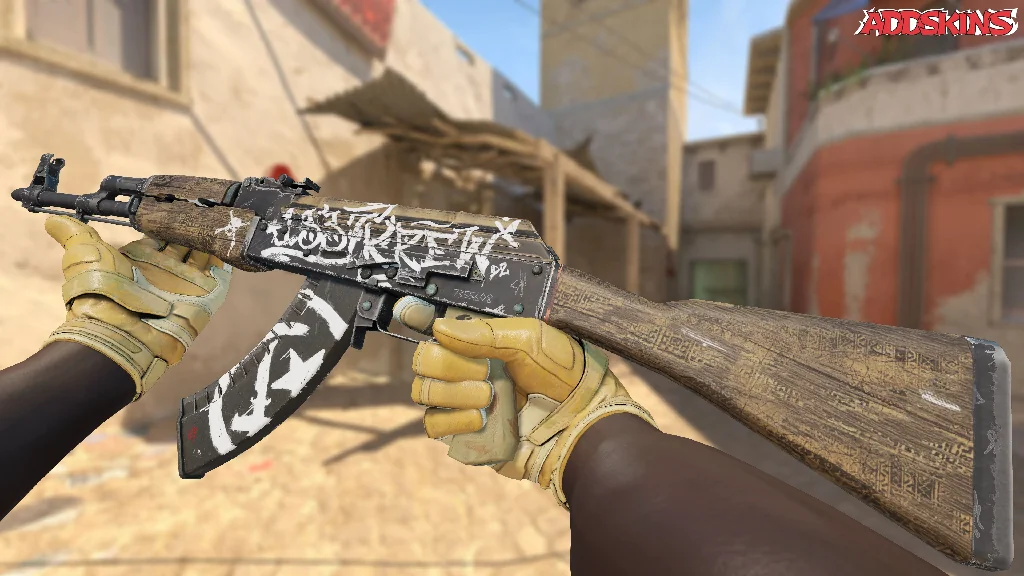 AK-47 | Wasteland Rebel inspecting