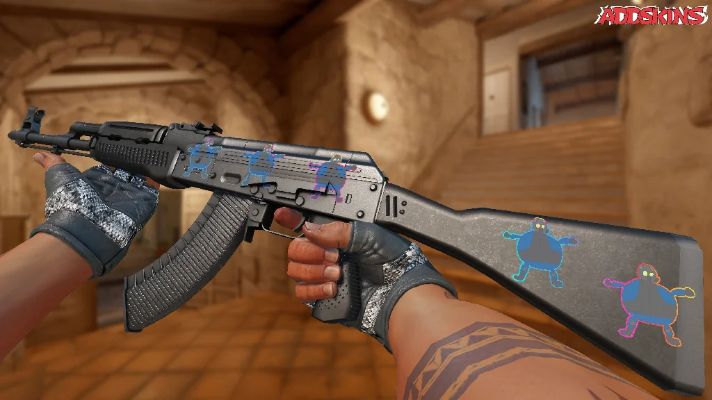 Sticker | Poorly Drawn SAS (Holo) inspecting