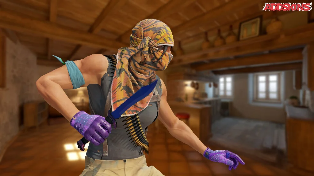 ★ Bowie Knife | Doppler Black Pearl pose-3