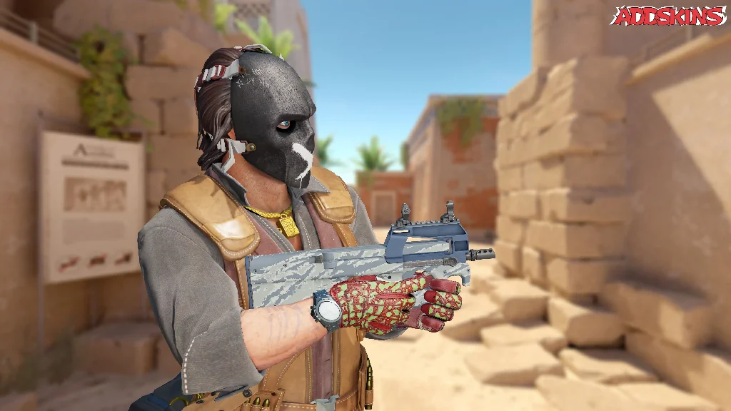 P90 | Blue Tac pose-3