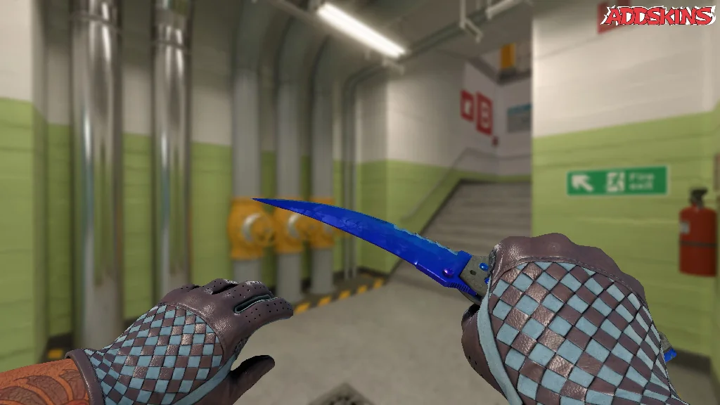 ★ Flip Knife | Doppler Sapphire holding