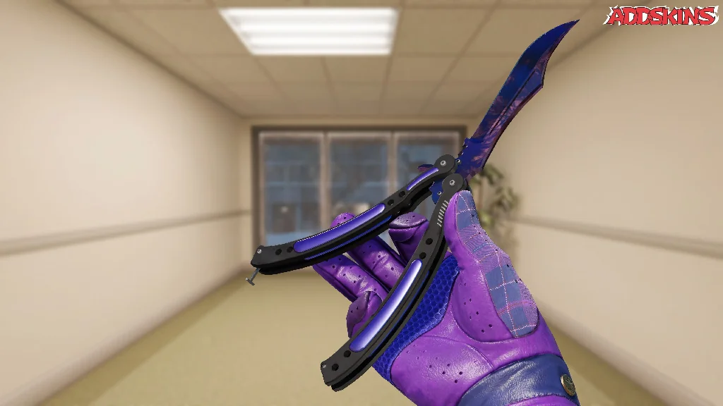 ★ Butterfly Knife | Doppler Black Pearl inspecting