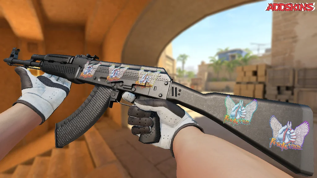Sticker | Retake Expert (Holo) inspecting
