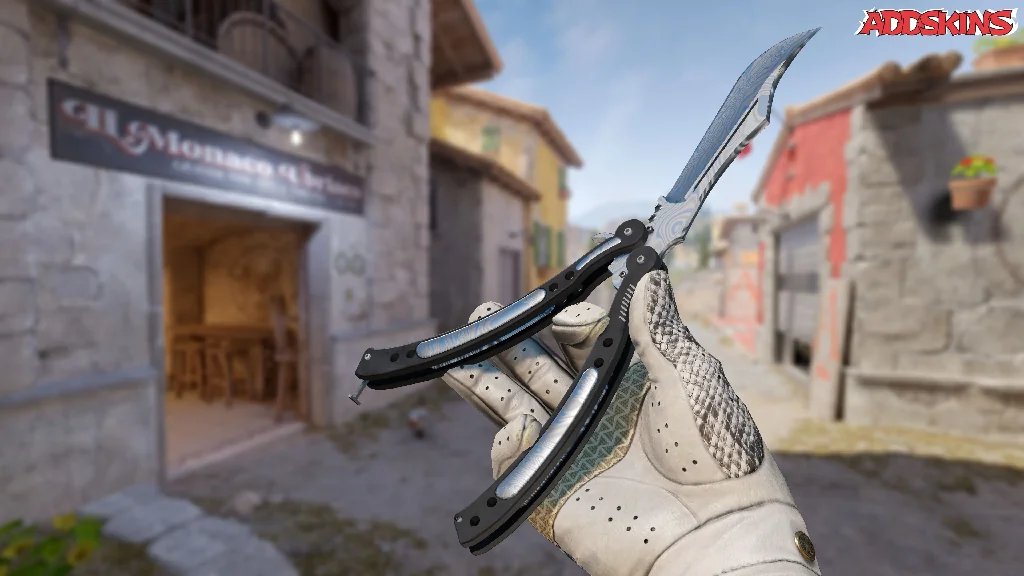 ★ Butterfly Knife | Damascus Steel inspecting