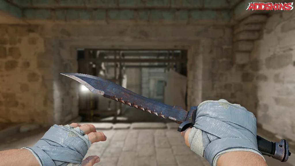 ★ Bowie Knife | Rust Coat holding