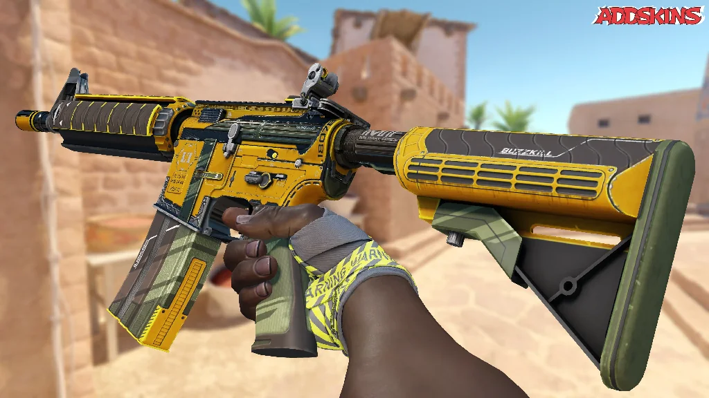 M4A4 | Buzz Kill inspecting
