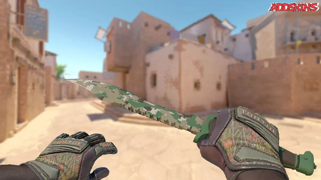 ★ Bowie Knife | Forest DDPAT holding