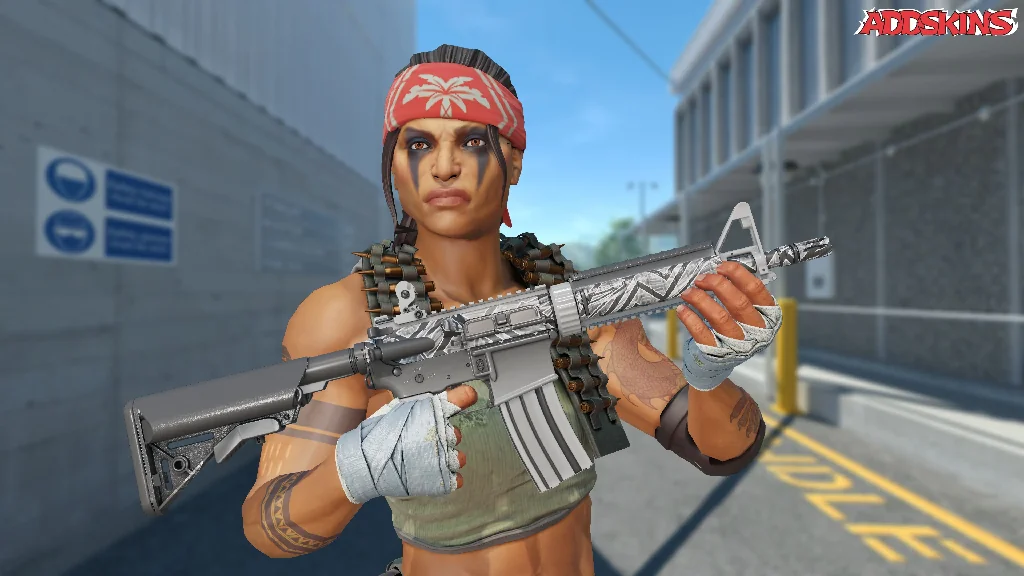 M4A4 | Aeolian Dark pose-1