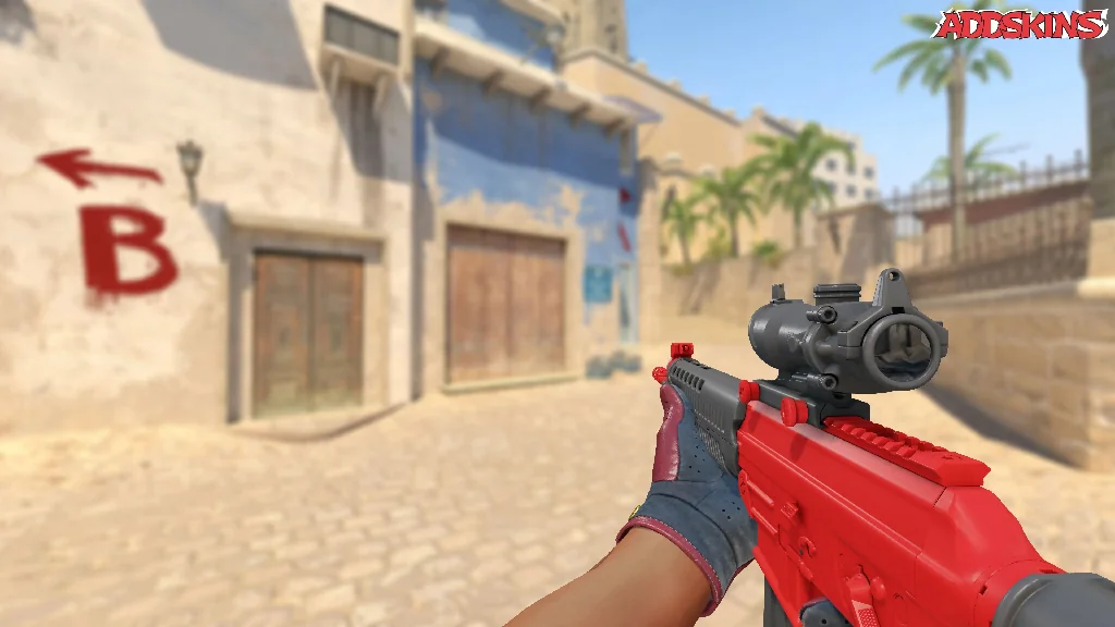 SG 553 | Candy Apple holding