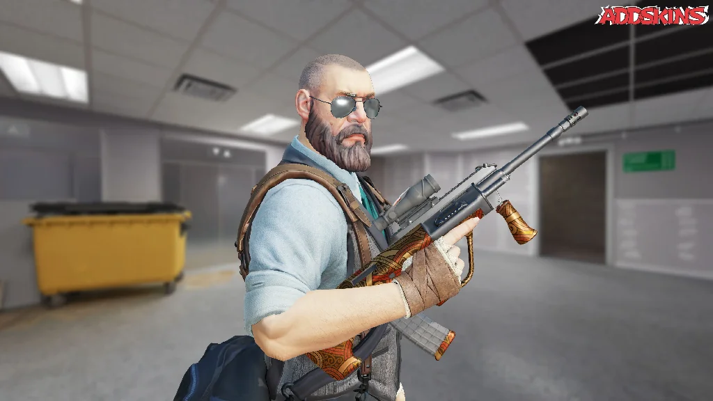 AUG | Flame Jörmungandr pose-3