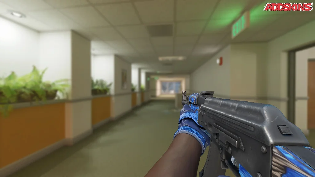 AK-47 | Blue Laminate holding