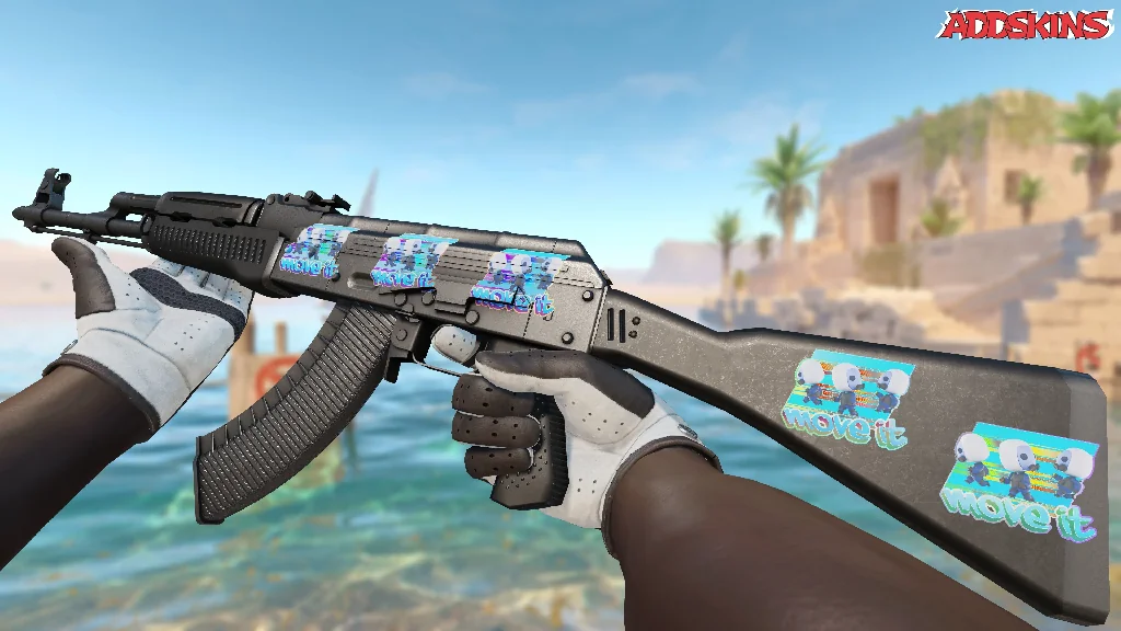 Sticker | Move It (Holo) inspecting