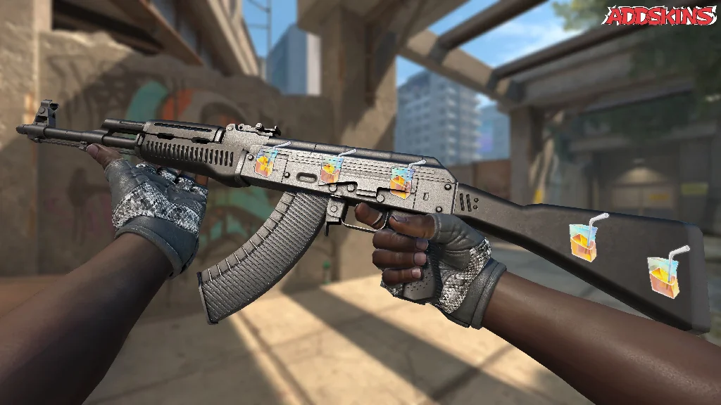 Sticker | Juice Box (Holo) inspecting