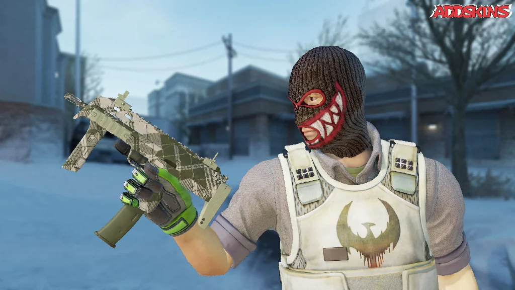 MP7 | Olive Plaid pose-2