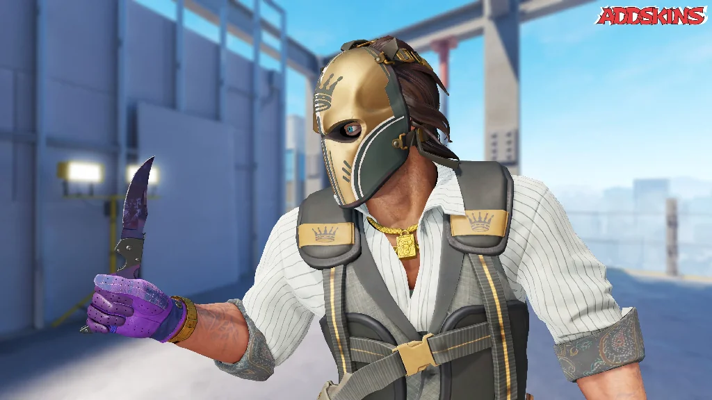 ★ Falchion Knife | Doppler Black Pearl pose-2