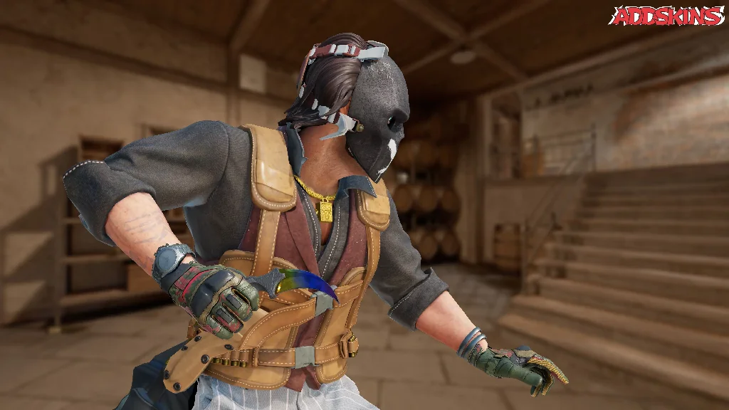 ★ Karambit | Marble Fade pose-3
