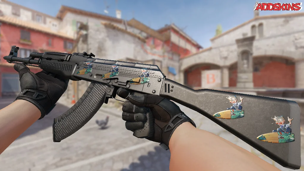 Sticker | Fire Serpent Surf K (Foil) inspecting