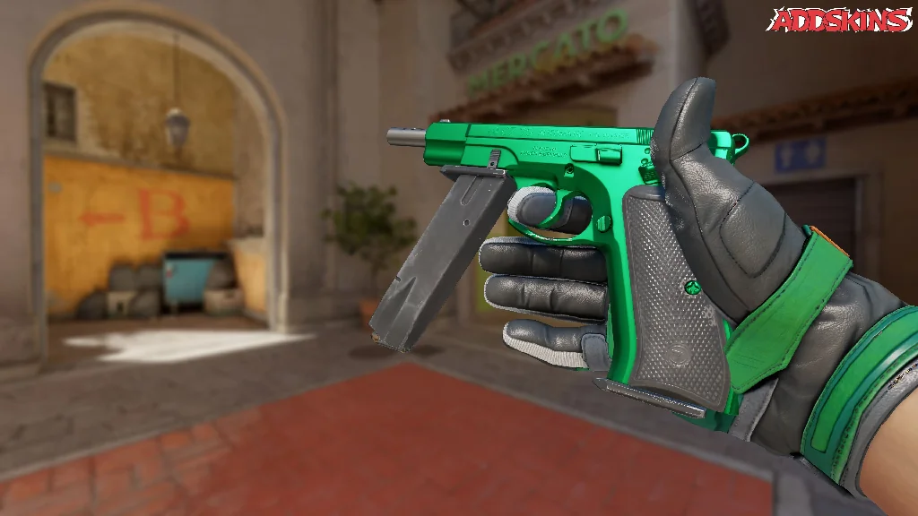 CZ75-Auto | Emerald inspecting